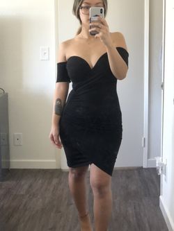 Black Off the shoulder dresss