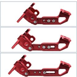KEMIMOTO Motorcycle License Plate Bracket Fender Eliminator Kit Universal Motorcycle Tail Tidy Motorcycle License Plate Holder Mount Red