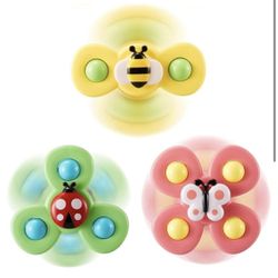 3PCS Suction Cup Spinner Toys sensory toys