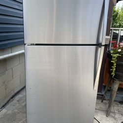 Used Refrigerator Stainless Steel Whirlpool 