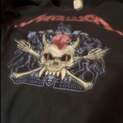 Metallica 2017 Concert London Large Tee