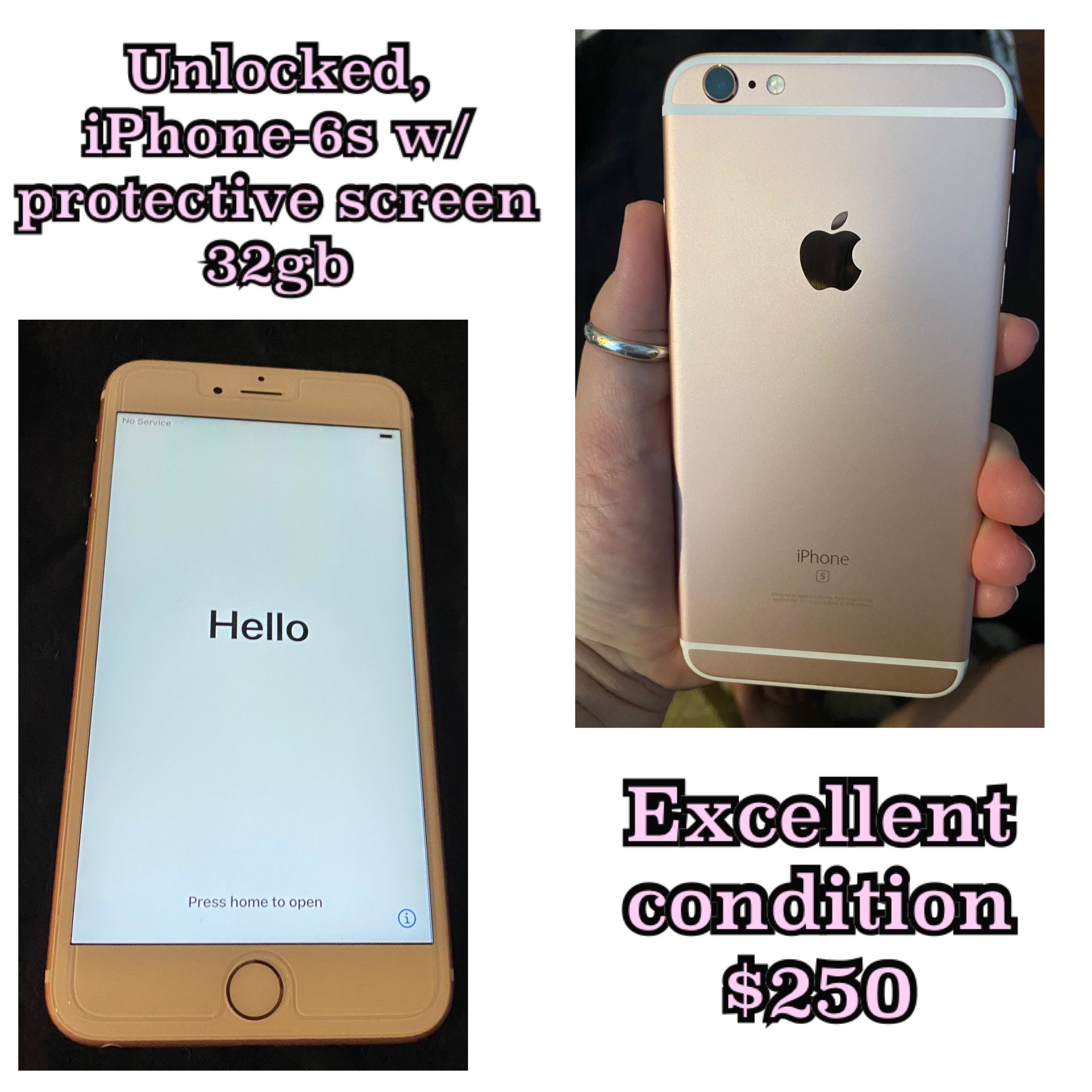 iPhone 6s Unlocked and Otterbox Defender