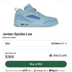 Jordan Spizike “Oilers” Men’s 11