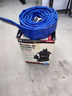 Submersible pump with hose