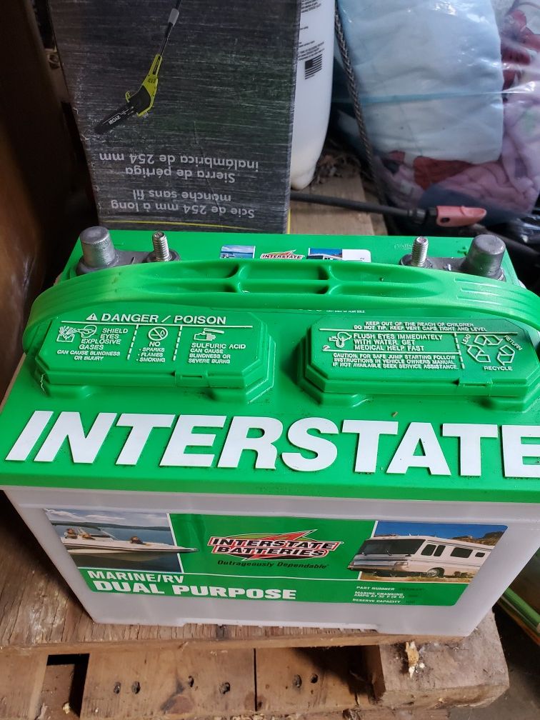 12V Interstate HD24-DP Marine/RV Battery - Newish