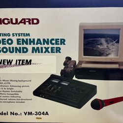 Vanguard, VM – 304A, audio mixer, video enhancer
