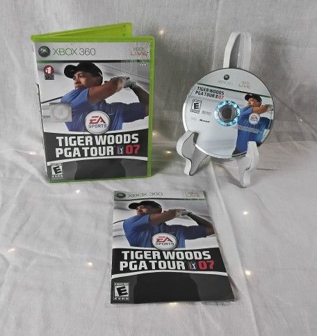 Xbox 360 Video Game Sports Golf Tiger Woods PGA Tour 07