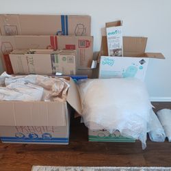 Boxes Bubble Wrap And Packing Paper 