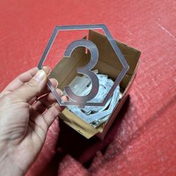 Plastic Table Numbers 