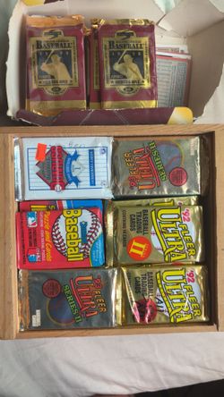 Hundreds Of Baseball Cards From The 90s