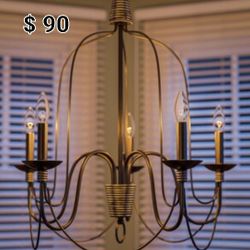 Brand New 5 Light Chandelier By Home Decorators 