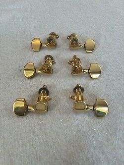 Updated SCHALLER M6 3x3 Gold Tuners (Germany)