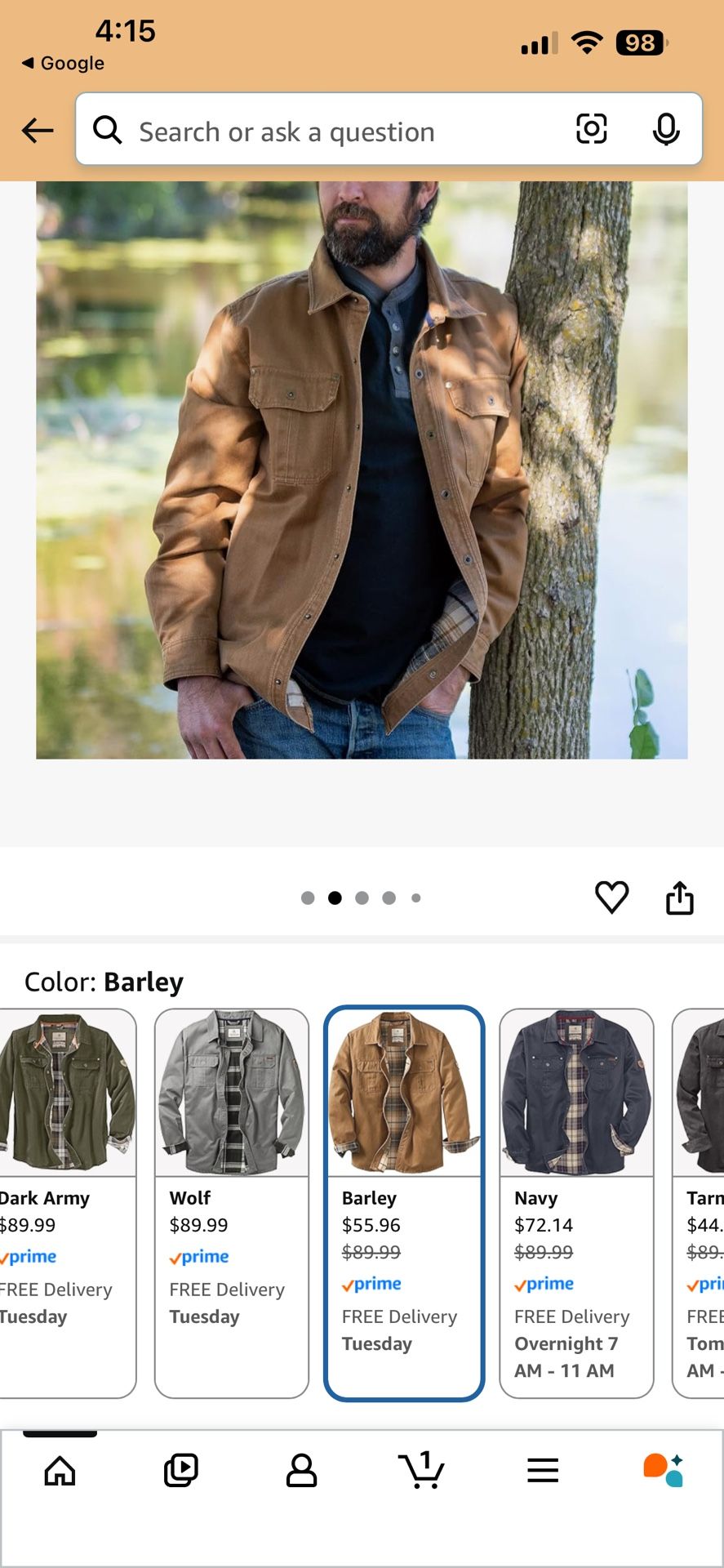 Men’s Jacket/ Legendary Whitetails/ Flawless! Great Price!