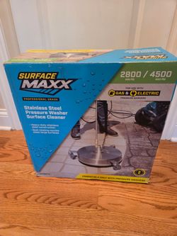 SurfaceMaxx PRO
14.5-in up to 4500-PSI Rotating surface cleaner for Gas and electric pressure washers