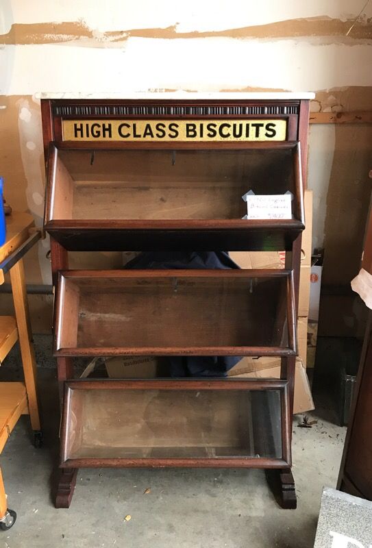 Antique High Class Biscuit Cabinet