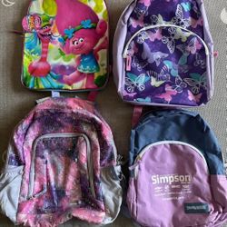 new and used girl backpacks $10 for all