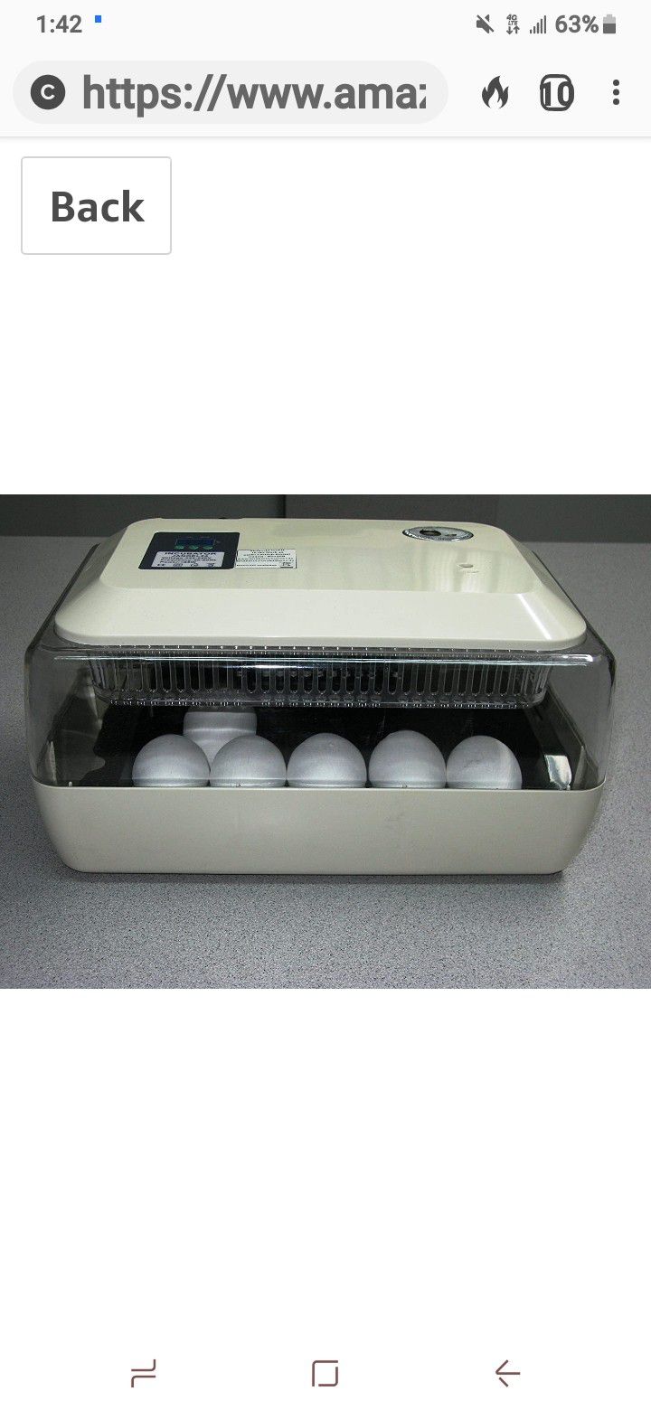 Chicken or bird incubator
