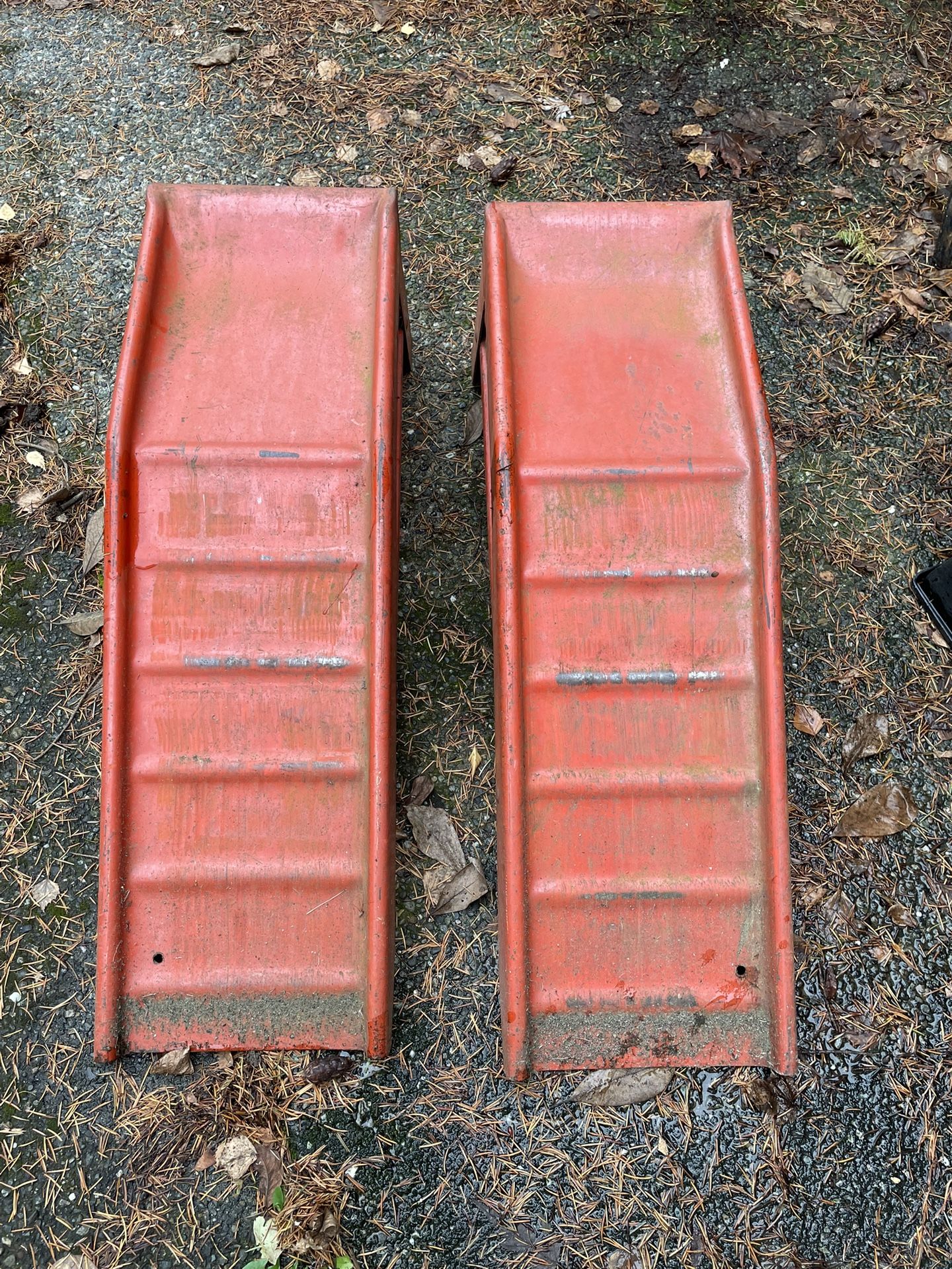 Pair Of Metal Car Ramps
