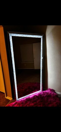 Over sized led mirror