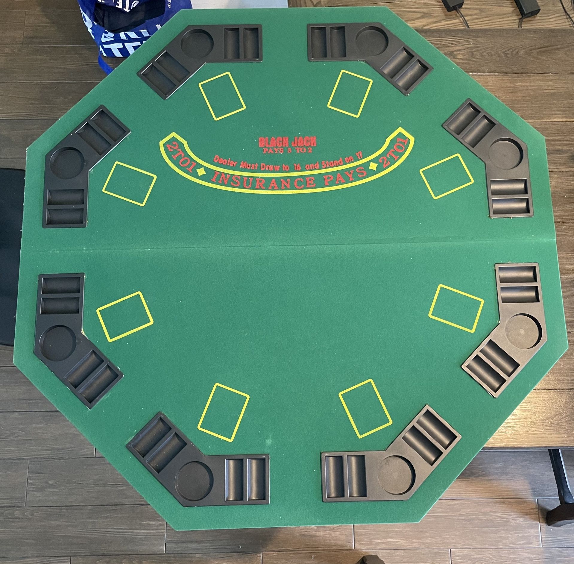 Table Top Poker Blackjack Mat