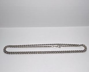 925, 21” silver necklace