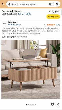 Coffee table (new in box)