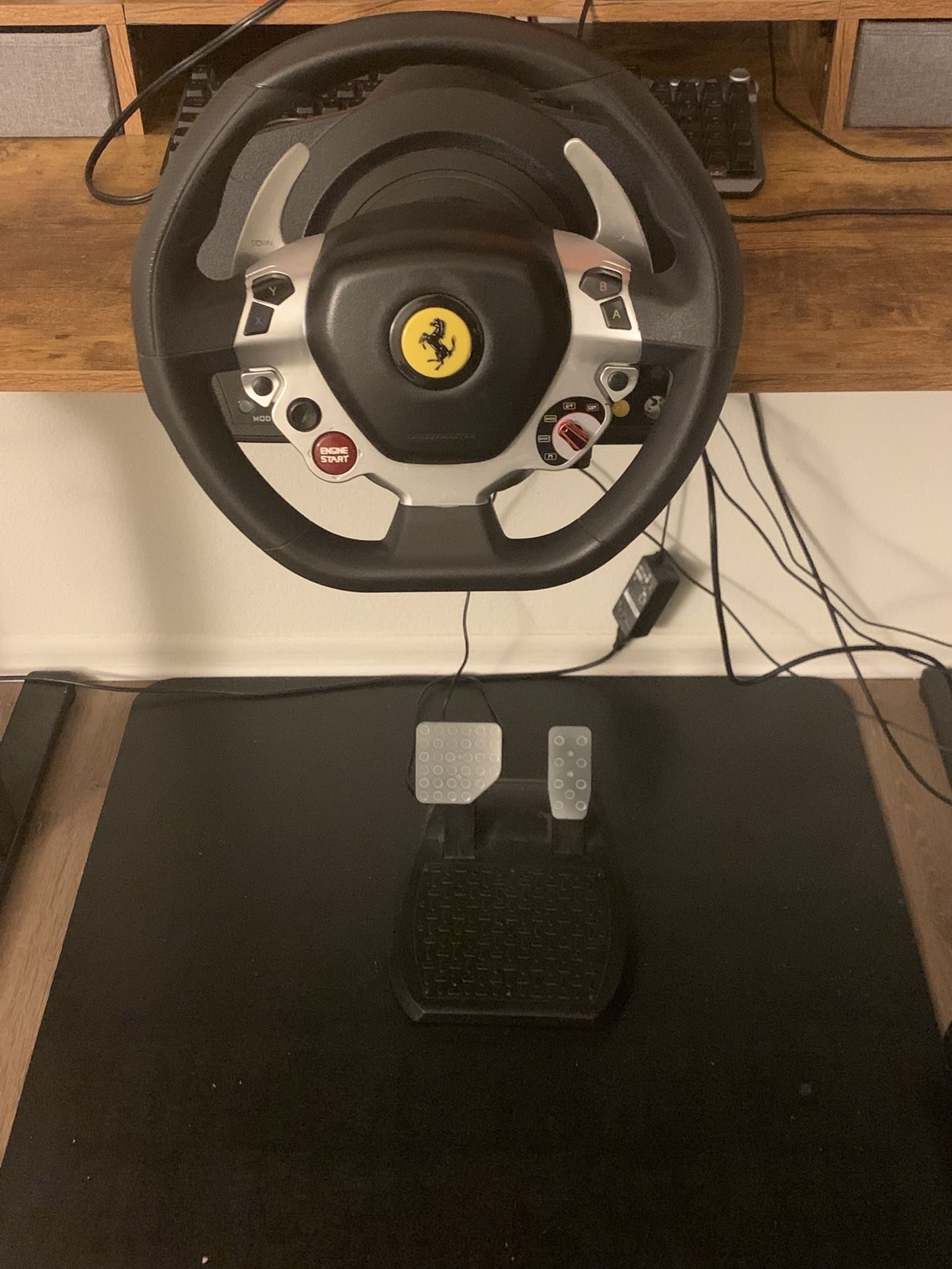 Xbox One/PC Ferrari Steering Wheel With Pedals 