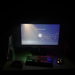 PlayStation 5 + Samsung G50F 27 Inch + Keyboard And Mouse