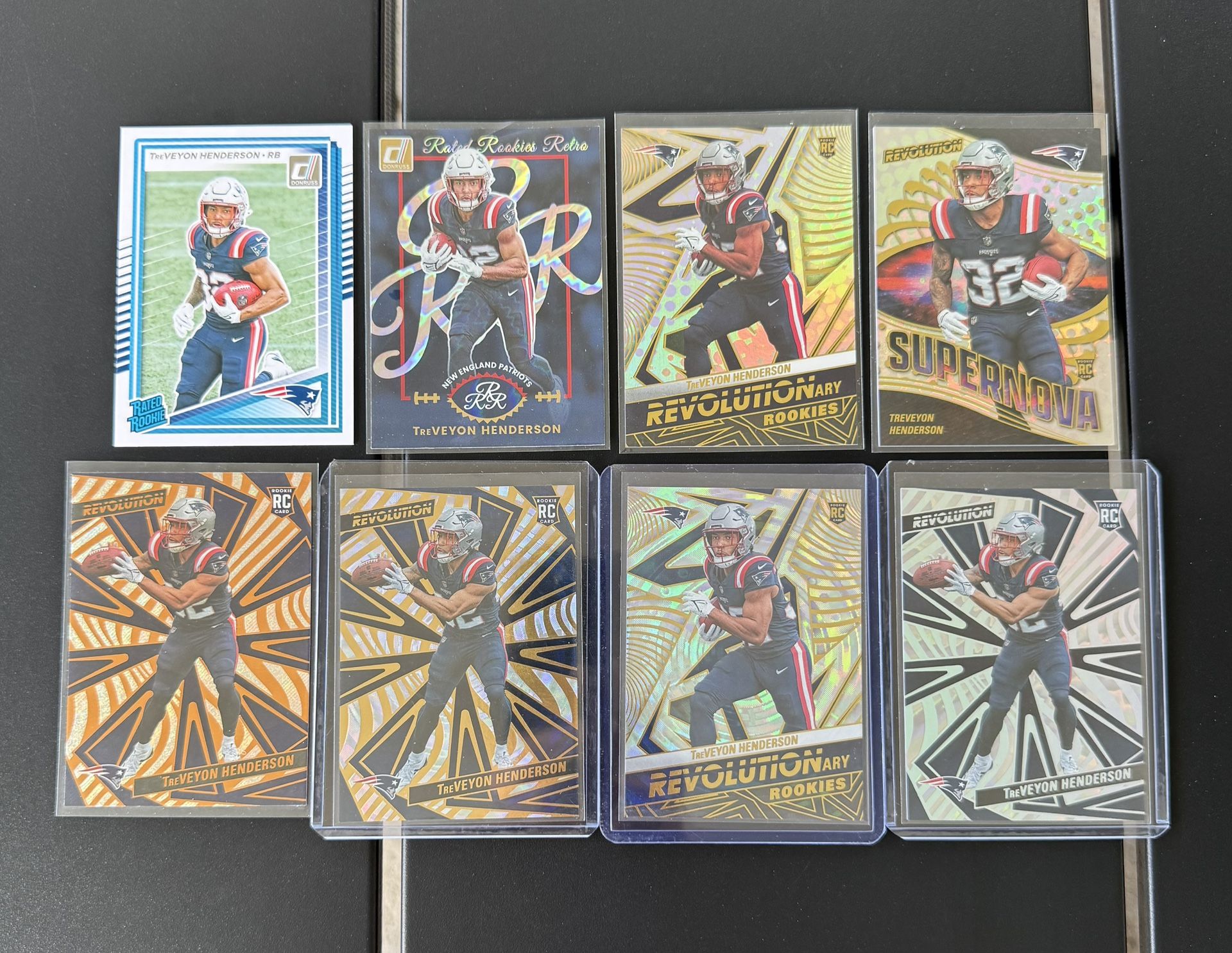 2025 TreVeyon Henderson New England Patriots Rookie Cards