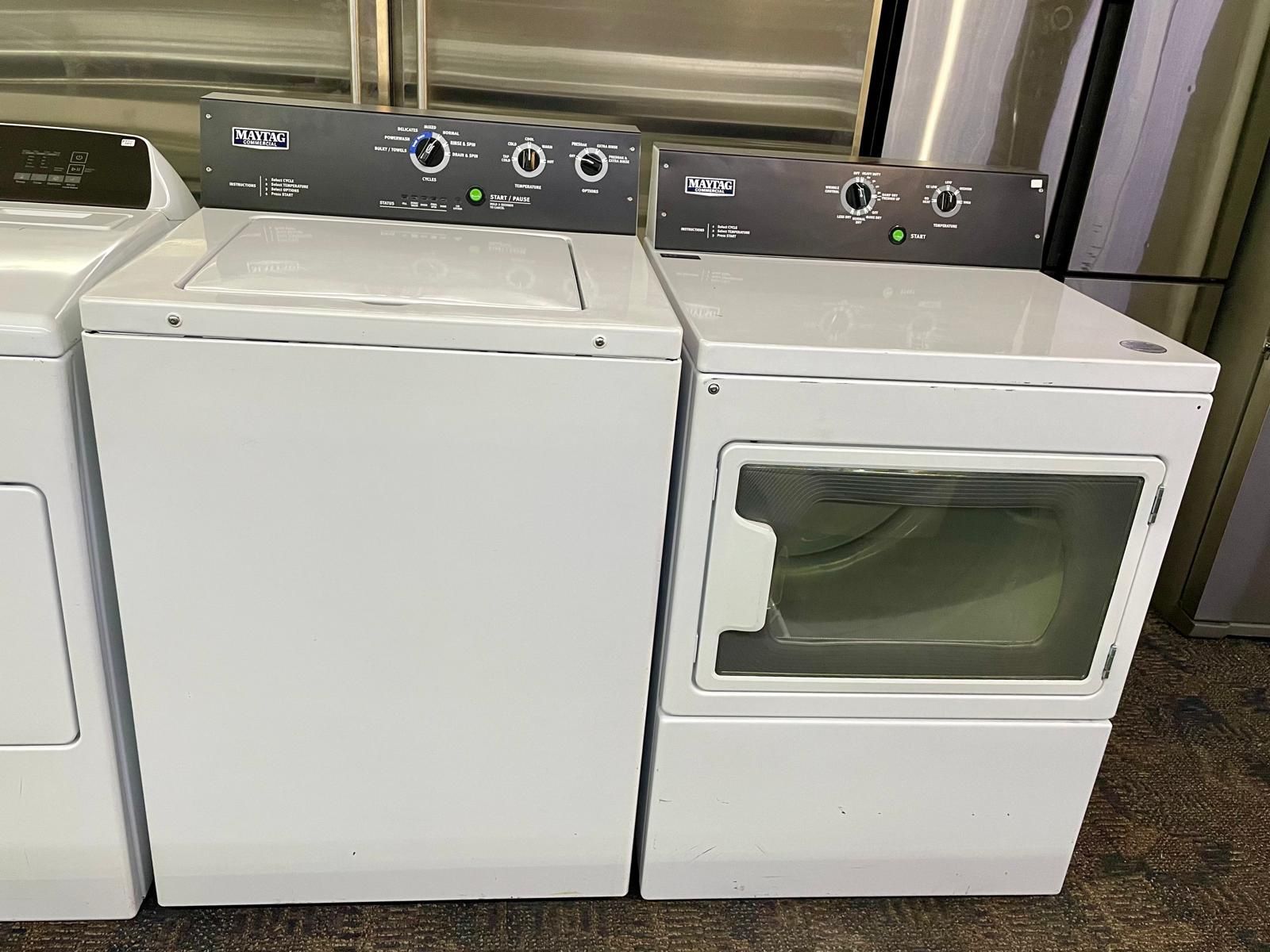 Maytag Heavy duty washer and dryer Electric