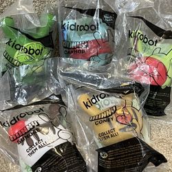 Sonic Wacky Pack Toys Kidrobot Dunny Coney New lot of 5 ice cream sundae Lime