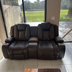 🔥 Used Power Reclining Sofas w/ Cup Holders – Movie Night Ready