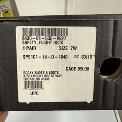 Rocky Black Flight Deck Boots