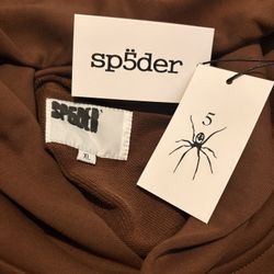 Brown XL Atlanta Themed Spider Hoodie