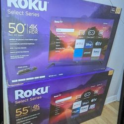 ROKU TV 55" 50" New 