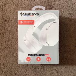 NEW SEALED Skullcandy Crusher Evo Headphones White