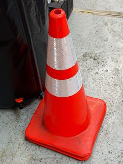 2 Traffic cones
