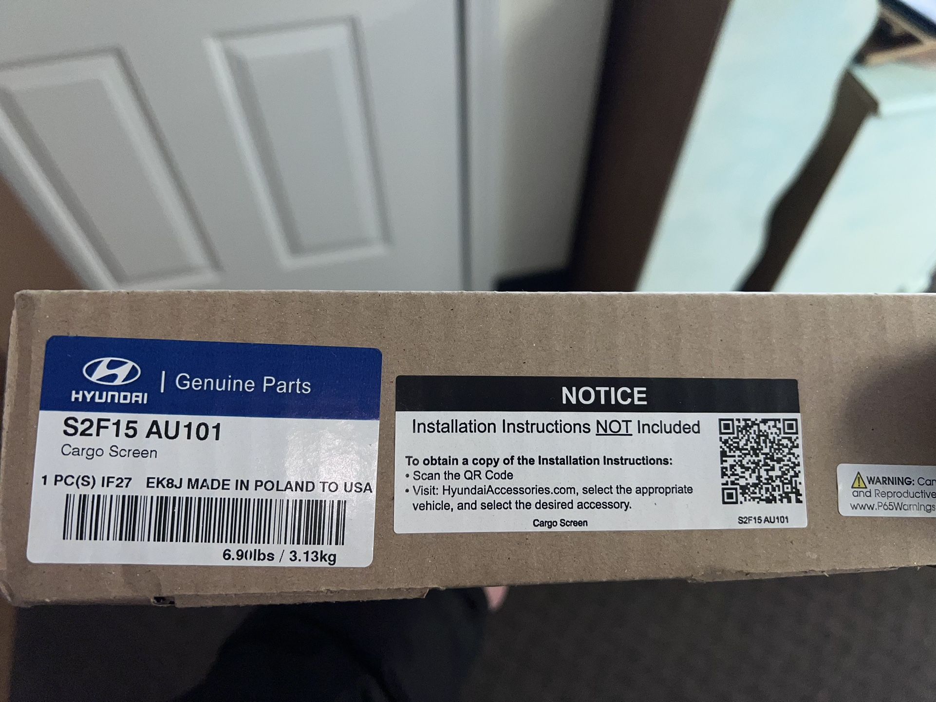 Hyundai Santa Fe Cargo Screen