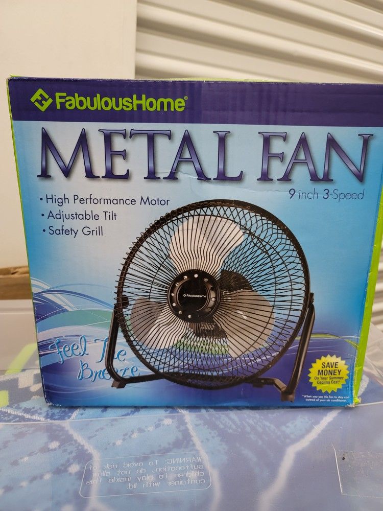 Fabulous Home
9 in. 3-Speed High Velocity Floor Fan