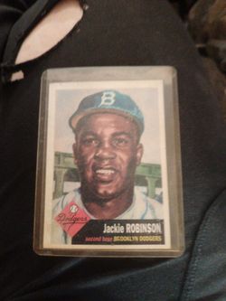 Jackie Robinson Topps card