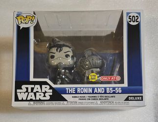 Funko Pop! Deluxe Vision Star Wars 502 The Ronin and B5-56 GITD Target Exclusive