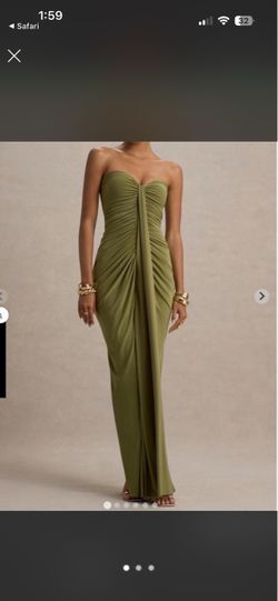 Club London, Olive green dress