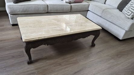 Coffee Table w/ Marble Top