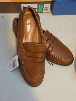 Kensie Brown Penny Loafers