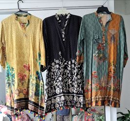 Pakistani cotton brand new  kurta  / Shrits size M to L . Each $10 and 2 for $18