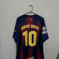 FC Barcelona 2025-26 Home Lamine Yamal Jersey (small Medium Large XL 2X)