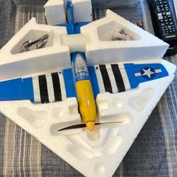 Remote control airplane P 51 Mustang