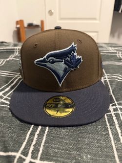 Toronto Blue Jays New Era Brown/Navy 25th Season Walnut 9FIFTY Fitted Hat