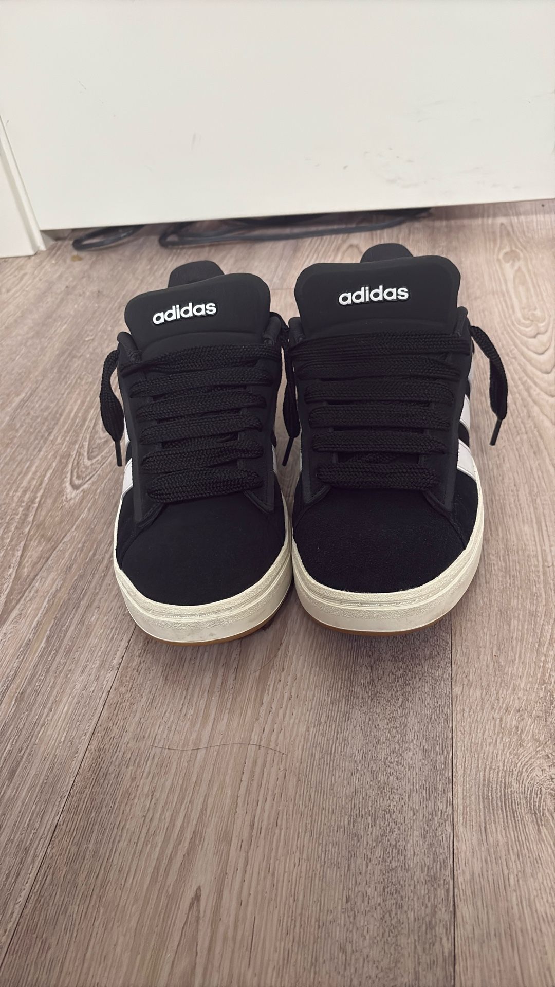 Adidas cloudfoam Comfort Color Black And White Size Man 9