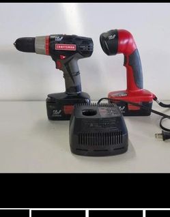 Craftsman Drill and Light with Battery $50